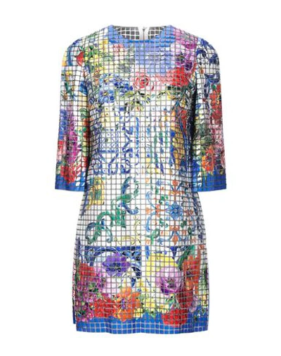 Dolce & Gabbana Short Dress In Blue