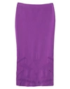 Pinko Midi Skirts In Purple