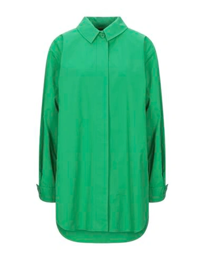 Jacquemus Solid Color Shirts & Blouses In Green