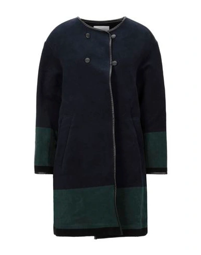 Rito Overcoats In Dark Blue