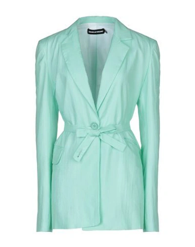 House Of Holland Suit Jackets In Light Green