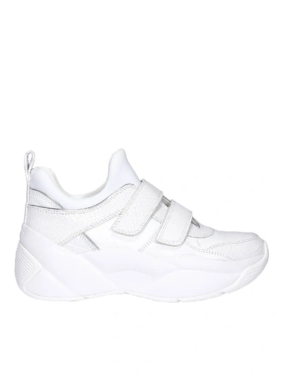Michael Kors Keeley Leather Sneakers In White