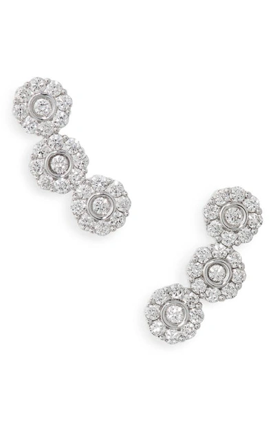 Hueb Diamond Flower Earrings