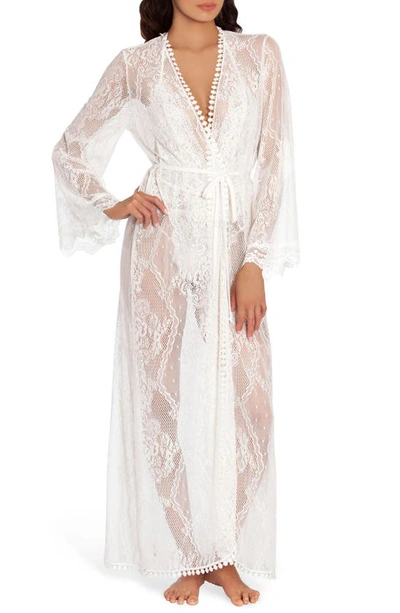 In Bloom By Jonquil Becca Crochet Lace Robe In Antique White