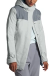 The North Face Menlo Insulated Parka In Tin Grey/ Mid Grey