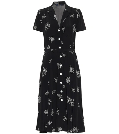 Polo Ralph Lauren Hampton Floral Short Sleeve Midi Dress In Black Rose  Floral | ModeSens