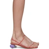 Jacquemus Pink 'les Sandales Manosque' Heeled Sandals