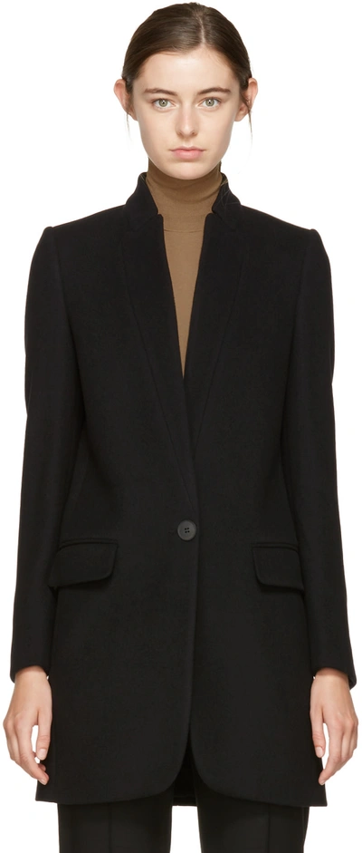 Stella Mccartney Black Bryce Single-button Coat
