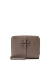 Tory Burch Branded Small Wallet In Neutrals