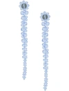 Simone Rocha Crystal-embellished Drop Earrings In Blue