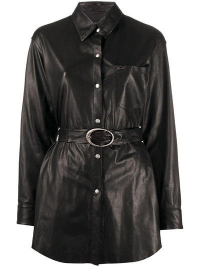 Giuseppe Zanotti Shirt Jacket In Black