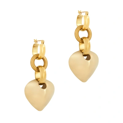 Laura Lombardi Luisa Earrings In Gold Plated Brass