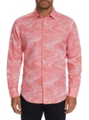 Robert Graham Sequential Sport Shirt In Coral