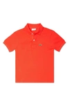 Lacoste Boys' Classic Pique Polo Shirt - Little Kid, Big Kid In Energie