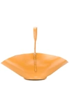 Jil Sander 'sombrero' Small Leather Shoulder Bag In Neutrals