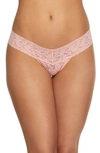 Hanky Panky Low Rise Thong In Pink Lady