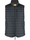 Parajumpers Short Padded Gilet In Grey