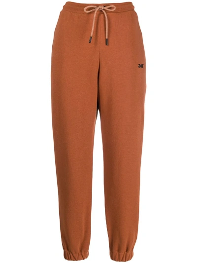 Victoria Beckham X  Track Trousers In Brown