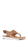 Ugg Aleesia Sandal In Coffee Grounds Leather