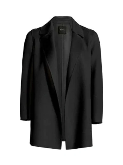 Theory Clairene Wool & Cashmere Jacket In Black