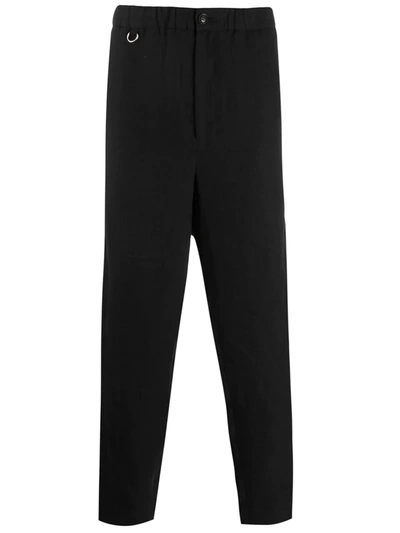 Doublet Elasticated Waist Trousers In Black