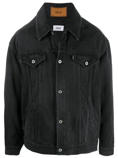 Doublet Button-down Jacket In Black