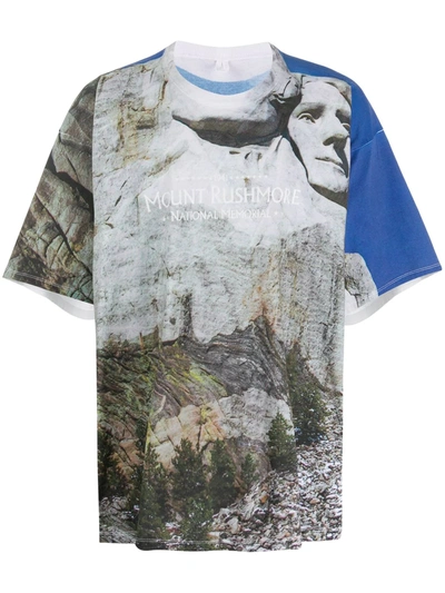 Doublet Rushmore T-shirt In Grey