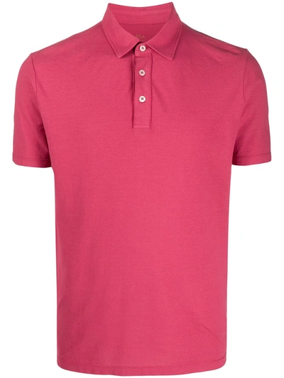 Altea Short Sleeved Polo Shirt In Pink