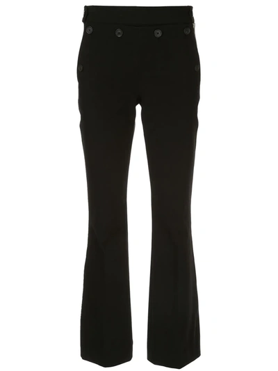 Helmut Lang Rider Cropped Trousers In Black