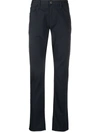 Emporio Armani J06 Mid-rise Slim Jeans In Blue