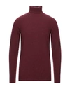 Drumohr Turtlenecks In Maroon