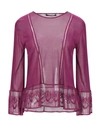 Alberta Ferretti Sweaters In Purple