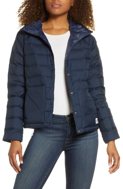 The North Face Leefline Packable 600 Down Fill Jacket In Urban Navy
