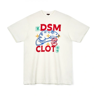 Pre-owned Clot  X Dover Street Market Year Of The Rat T-shirt White