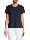 James Perse Women's Short-sleeve Cotton Tee In Deep