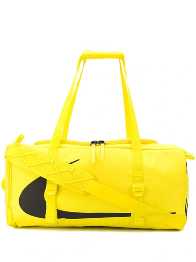Nike X Off White Arrows Print Holdall In Yellow