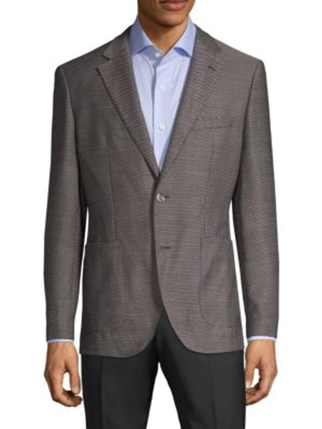 Hugo Boss Lanificio Tesse Biella Regular-fit Textured Wool Hugo Boss Lanificio Tesse Biella Regular-fit Textured Wool