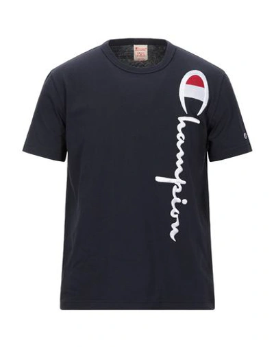 Champion T-shirts In Dark Blue