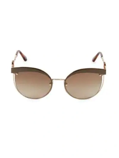 Roberto Cavalli Women's 63mm Cat Eye Sunglasses In Golden Brown