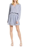 Rails Jasmine Print Long Sleeve Dress In Tibet Stripe