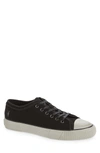 Allsaints Men's Rigg Low-top Canvas Sneakers In Black