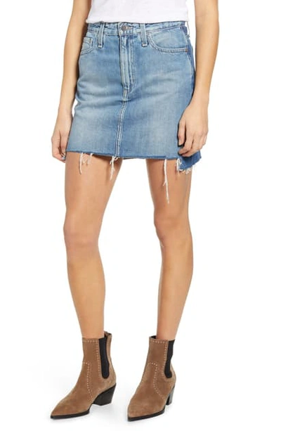 Ag Vera Cutoff Denim Miniskirt In 1989 Attain