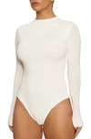 Naked Wardrobe The Nw Thong Bodysuit In White