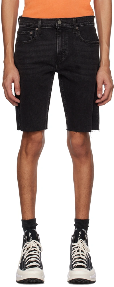 Levi's Men's Flex 412 Slim Fit 5 Pocket 9" Jean Shorts In Black