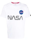 Alpha Industries Nasa Reflective T-shirt In White