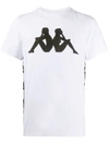 Kappa White T-shirt With Side Bands