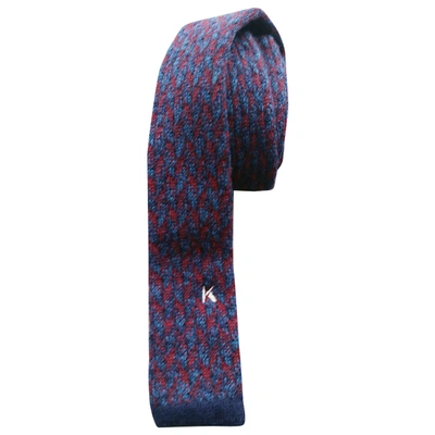 Pre-owned Krizia Wool Tie In Multicolour