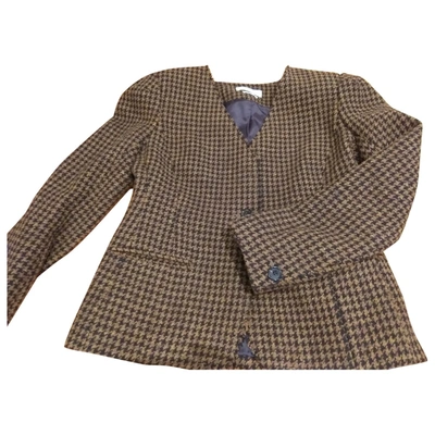 Pre-owned Isabel Marant Étoile Wool Short Waistcoat In Brown