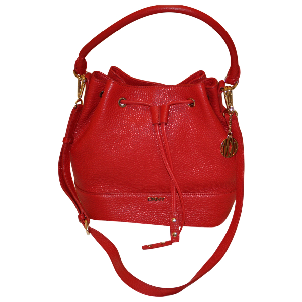 Pre-Owned Dkny Red Leather Handbag | ModeSens