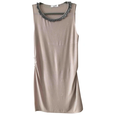 Pre-owned Allude Tunic In Grey